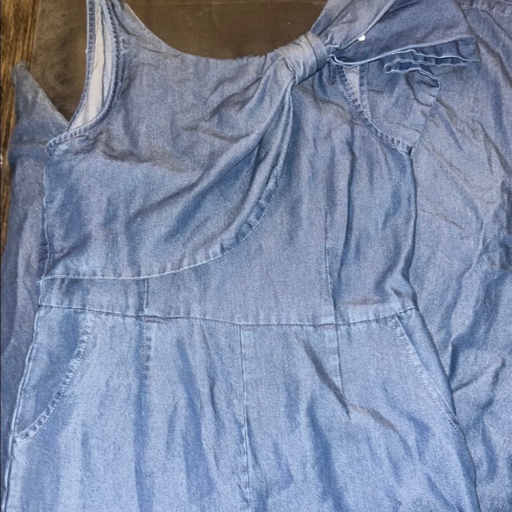 Habitual Blue Denim romper with pants